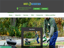 Tablet Screenshot of justaeration.com